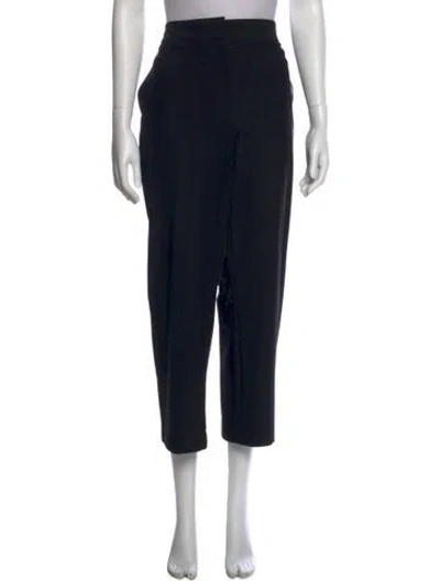 Pre-owned Donna Karan Straight Leg Pants In Black