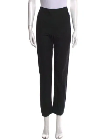 Pre-owned Donna Karan Straight Leg Pants In Black