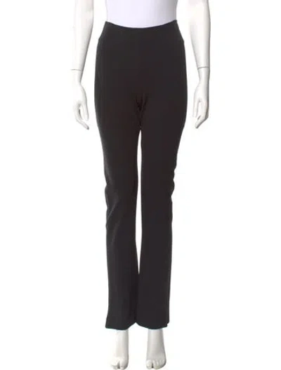 Pre-owned Donna Karan Straight Leg Pants In Black