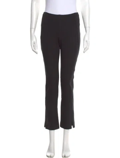 Pre-owned Donna Karan Straight Leg Pants In Black