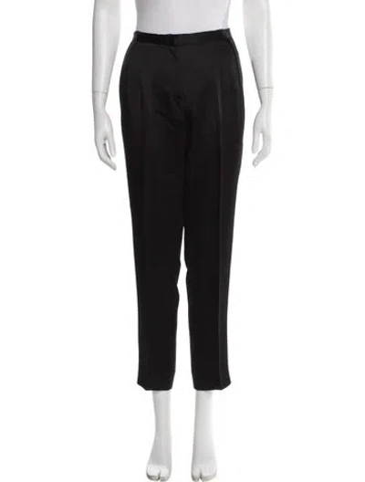 Pre-owned Donna Karan Straight Leg Pants In Black