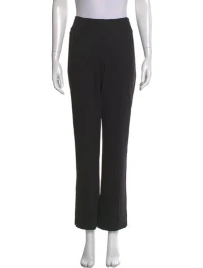 Pre-owned Donna Karan Straight Leg Pants In Black