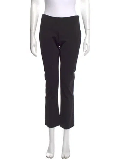 Pre-owned Donna Karan Straight Leg Pants In Black