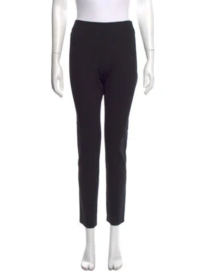 Pre-owned Donna Karan Straight Leg Pants In Black
