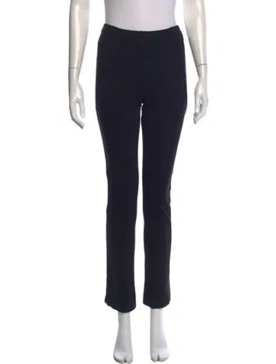 Pre-owned Donna Karan Straight Leg Pants In Black