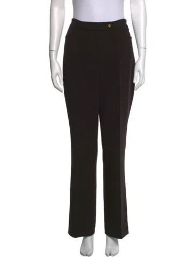 Pre-owned Donna Karan Straight Leg Pants In Black