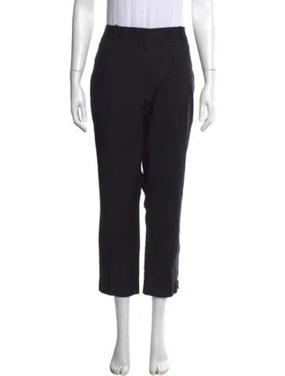 Pre-owned Donna Karan Straight Leg Pants In Black