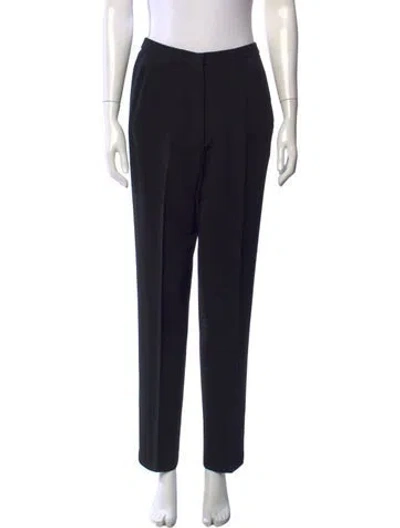 Pre-owned Donna Karan Straight Leg Pants In Black