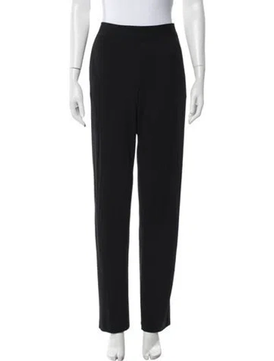 Pre-owned Donna Karan Straight Leg Pants In Black