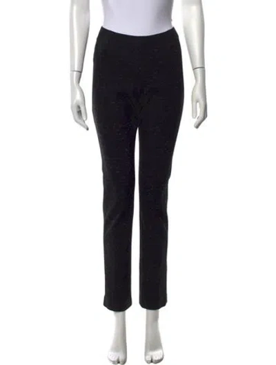 Pre-owned Donna Karan Straight Leg Pants In Black