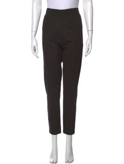 Pre-owned Donna Karan Straight Leg Pants In Black