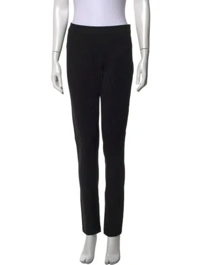 Pre-owned Donna Karan Straight Leg Pants In Black