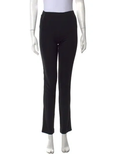 Pre-owned Donna Karan Straight Leg Pants In Black