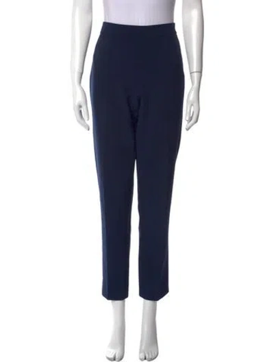 Pre-owned Donna Karan Straight Leg Pants In Blue