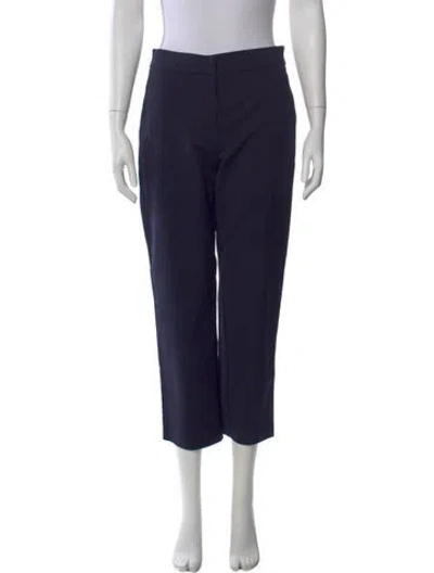 Pre-owned Donna Karan Straight Leg Pants In Blue