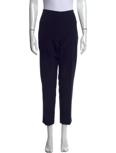 Pre-owned Donna Karan Straight Leg Pants In Blue