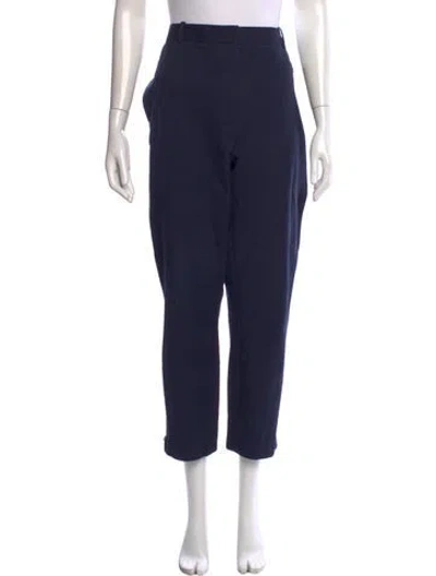 Pre-owned Donna Karan Straight Leg Pants In Blue