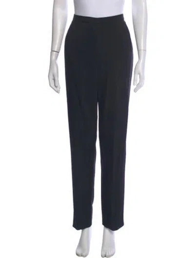 Pre-owned Donna Karan Straight Leg Pants In Gray