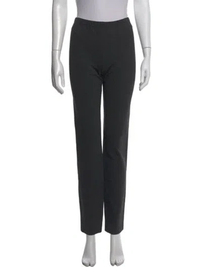 Pre-owned Donna Karan Straight Leg Pants In Gray