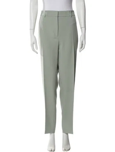 Pre-owned Donna Karan Straight Leg Pants In Green