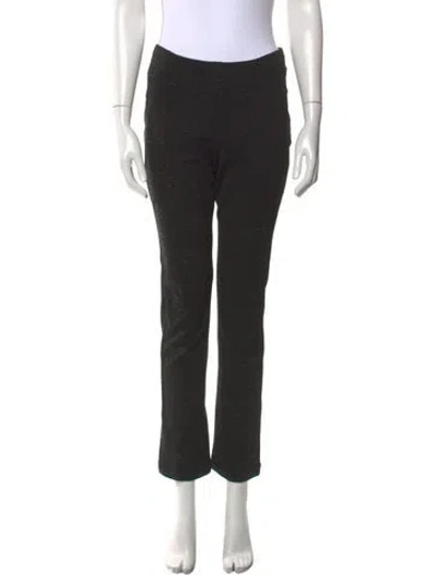 Pre-owned Donna Karan Straight Leg Pants In Green