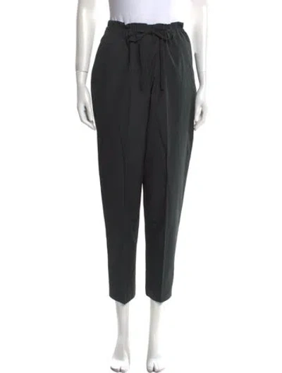 Pre-owned Donna Karan Straight Leg Pants In Green