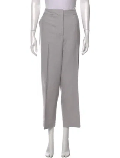 Pre-owned Donna Karan Straight Leg Pants In Grey