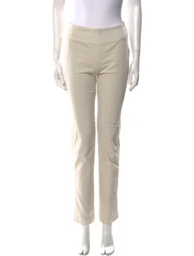 Pre-owned Donna Karan Straight Leg Pants In Neutral