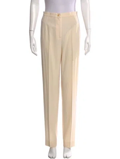 Pre-owned Donna Karan Straight Leg Pants In Neutral