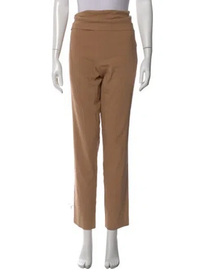 Pre-owned Donna Karan Straight Leg Pants In Neutral