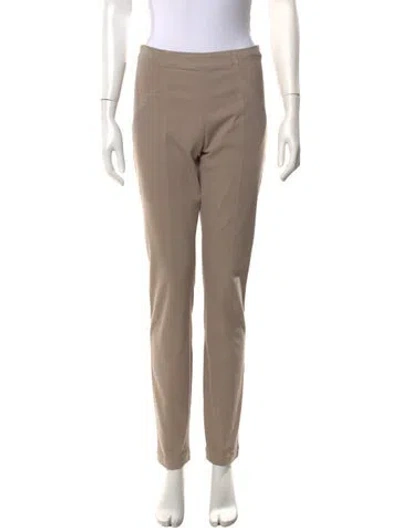 Pre-owned Donna Karan Straight Leg Pants In Neutral