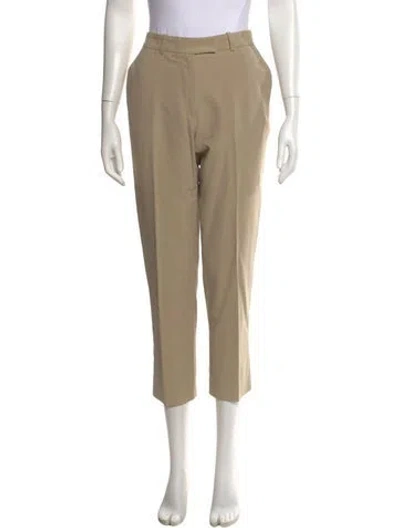 Pre-owned Donna Karan Straight Leg Pants In Neutral