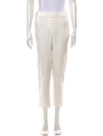 Pre-owned Donna Karan Straight Leg Pants In Neutrals