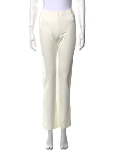 Pre-owned Donna Karan Straight Leg Pants In Neutrals