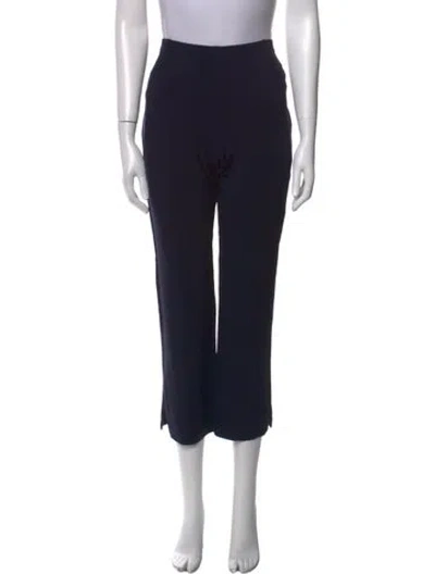 Pre-owned Donna Karan Straight Leg Pants In Purple