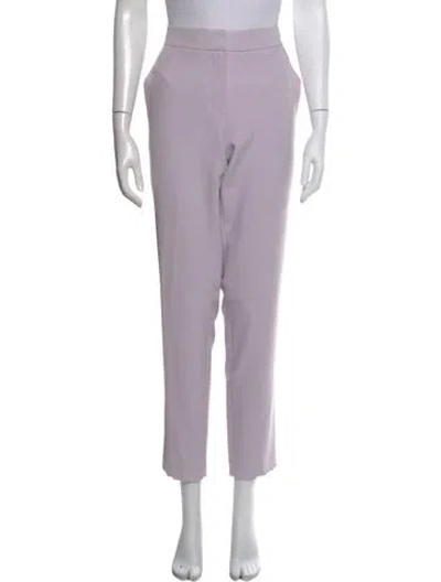 Pre-owned Donna Karan Straight Leg Pants In Purple