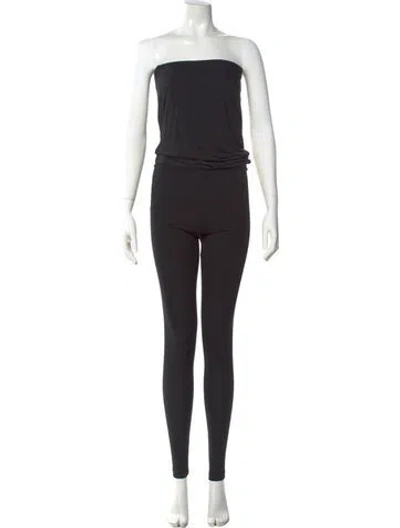 Pre-owned Donna Karan Strapless Jumpsuit W/ Tags In Black