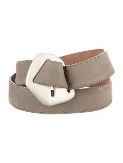 Pre-owned Donna Karan Suede Belt In Neutrals