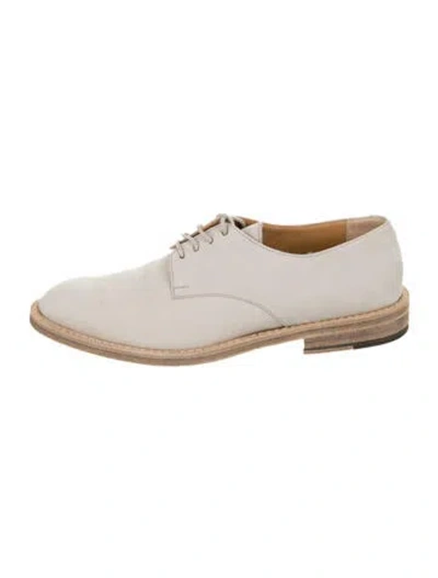 Pre-owned Donna Karan Suede Oxfords In Neutrals