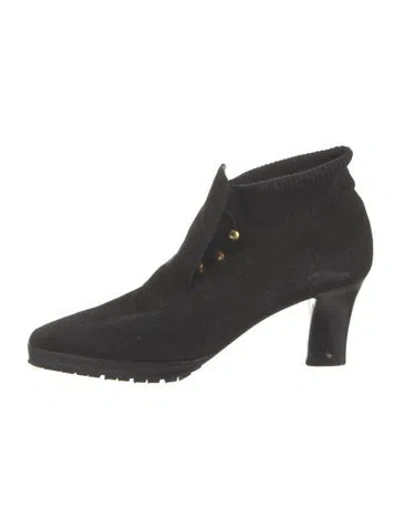 Pre-owned Donna Karan Suede Pumps In Black