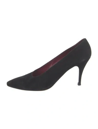 Pre-owned Donna Karan Suede Pumps In Blue