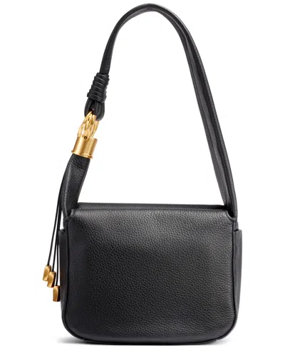 Donna Karan Tartan Medium Shoulder Bag In Multi