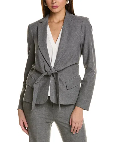 DONNA KARAN DONNA KARAN TIE-FRONT WRAP BLAZER