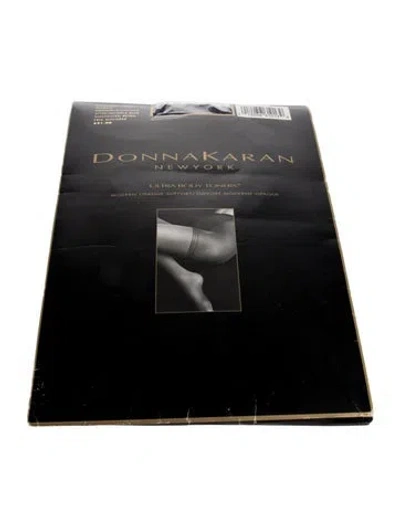 Pre-owned Donna Karan Top Short Tights In Blue