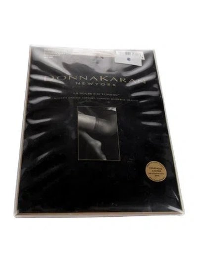 Pre-owned Donna Karan Top Short Tights In Neutral