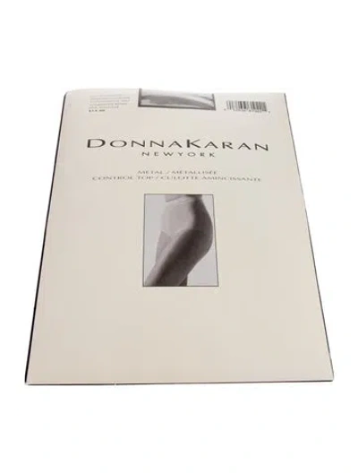 Pre-owned Donna Karan Top Tights In Gray