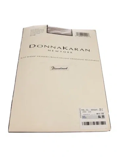 Pre-owned Donna Karan Top Tights In Neutral