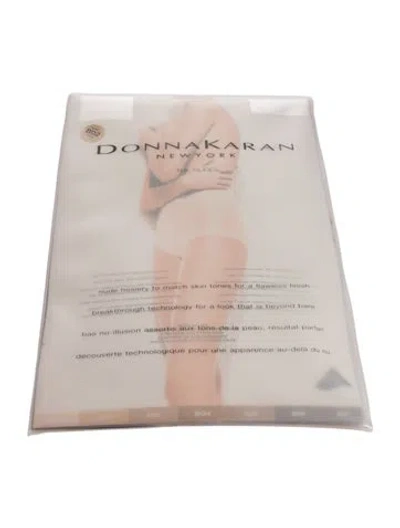 Pre-owned Donna Karan Top Tights In Neutral