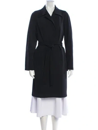 Pre-owned Donna Karan Trench Coat In Black