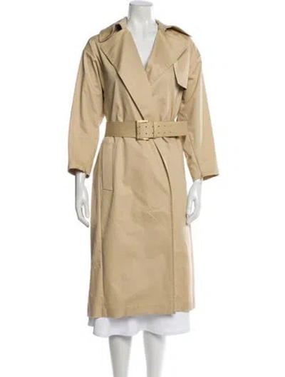 Pre-owned Donna Karan Trench Coat In Neutral